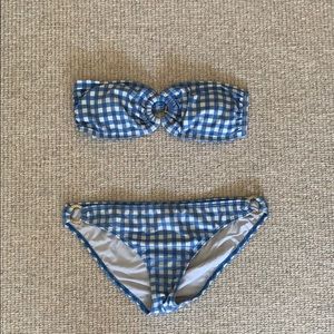 Vineyard vines gingham bikini swimsuit